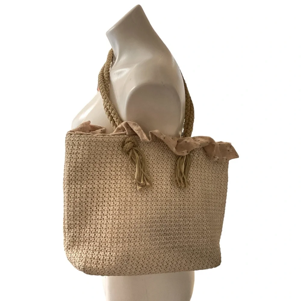 Tan handbag